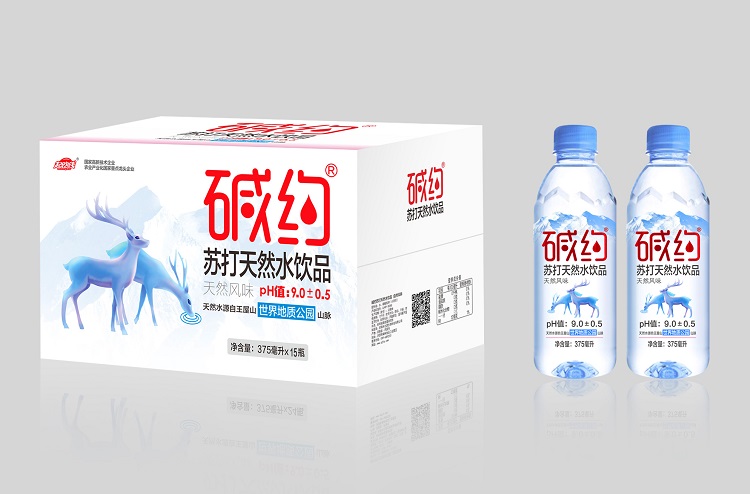 简约苏打天然水375ml