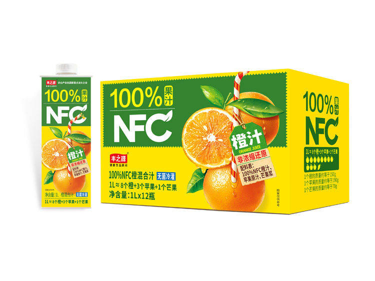 NFC橙汁1L